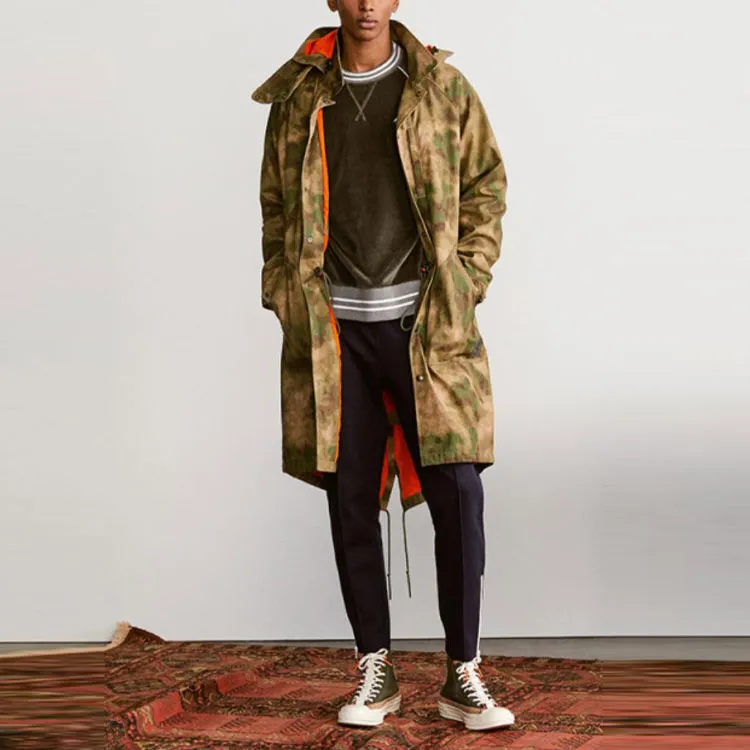 Converse Todd Snyder Collection Trench Coat Men's Brown-3