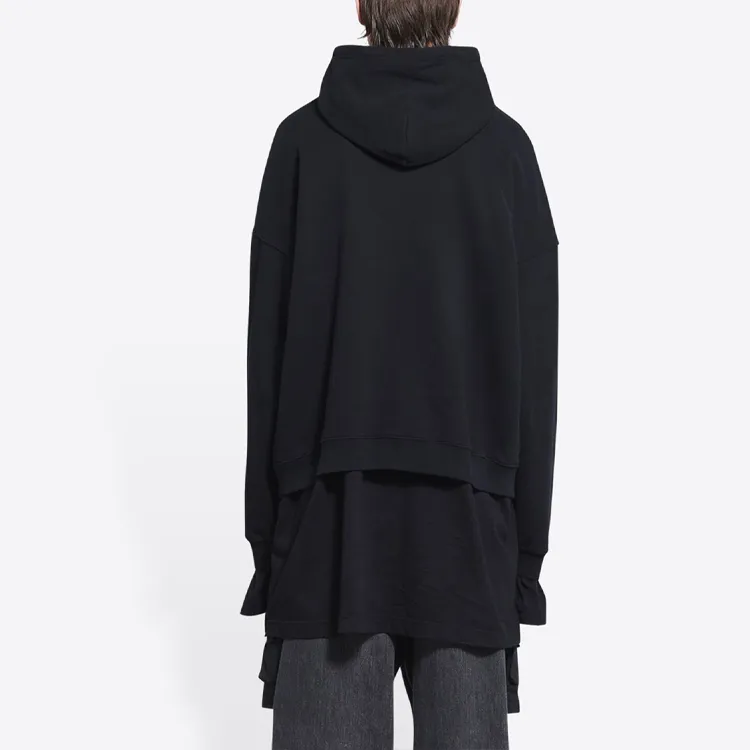 Balenciaga City Collection SS22 Sweatshirt Loose Fit Style Men's Black-3