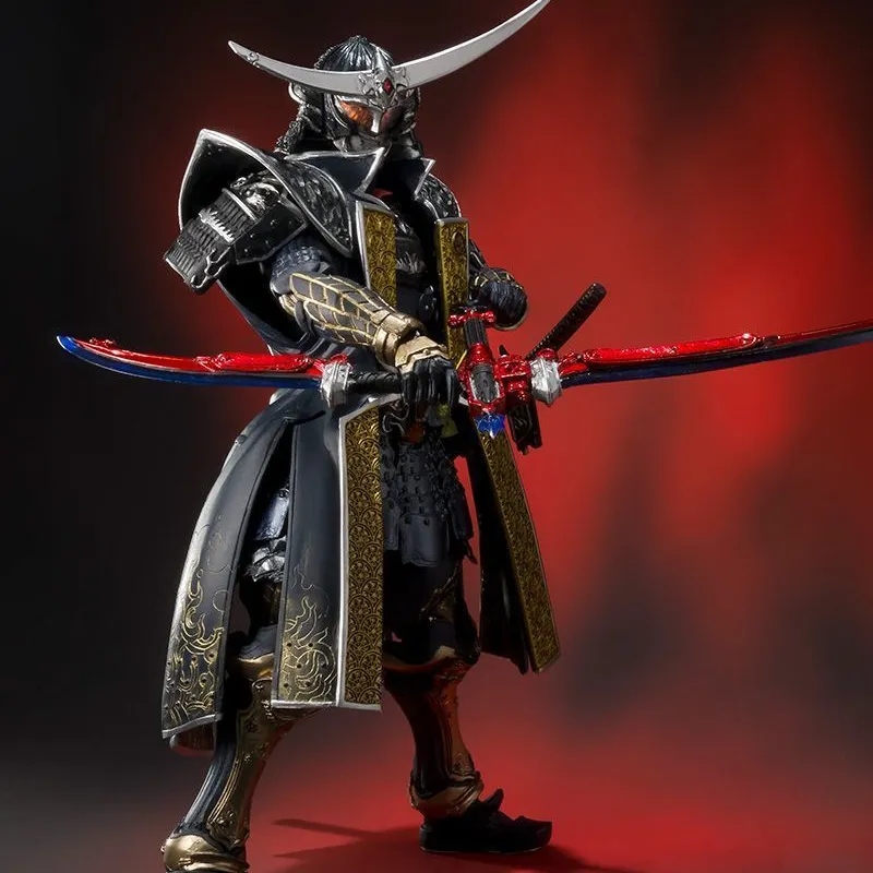 BANDAI Kamen Rider Gaim Bandai SIC Kamen Rider Gaim Arashi Lemon Armor Action Figures 19cm-5