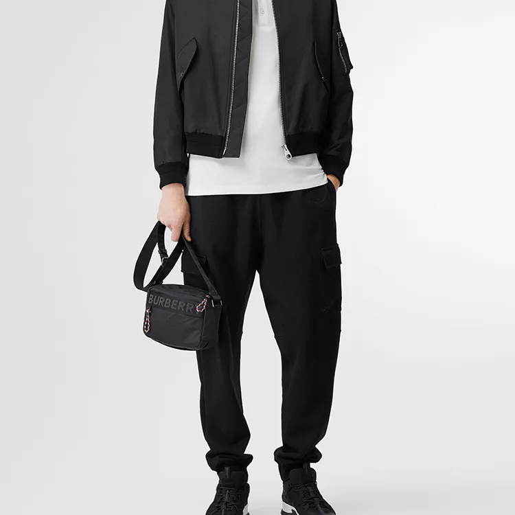 Burberry Econyl Logo Crossbody Black-9