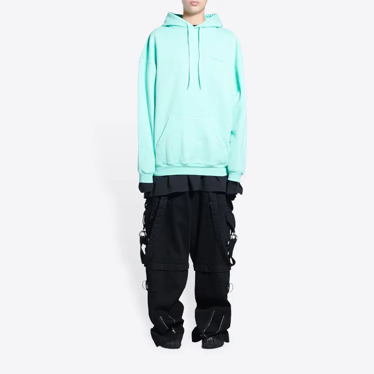 Balenciaga SS22 Sweatshirt Regular Fit Women's Green-2