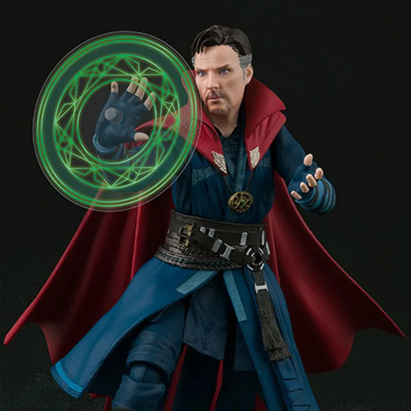 BANDAI S.H.Figuarts Doctor Strange And Burning Flame Set Action Figure Navy-5