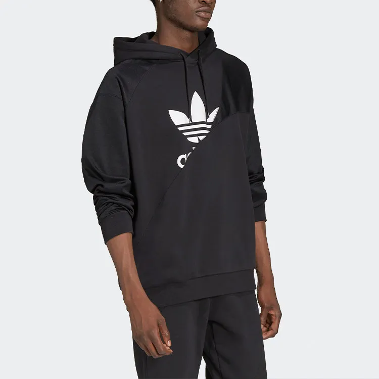 adidas originals Men's Adicolor French Terry Interlock Hoodie Black-3