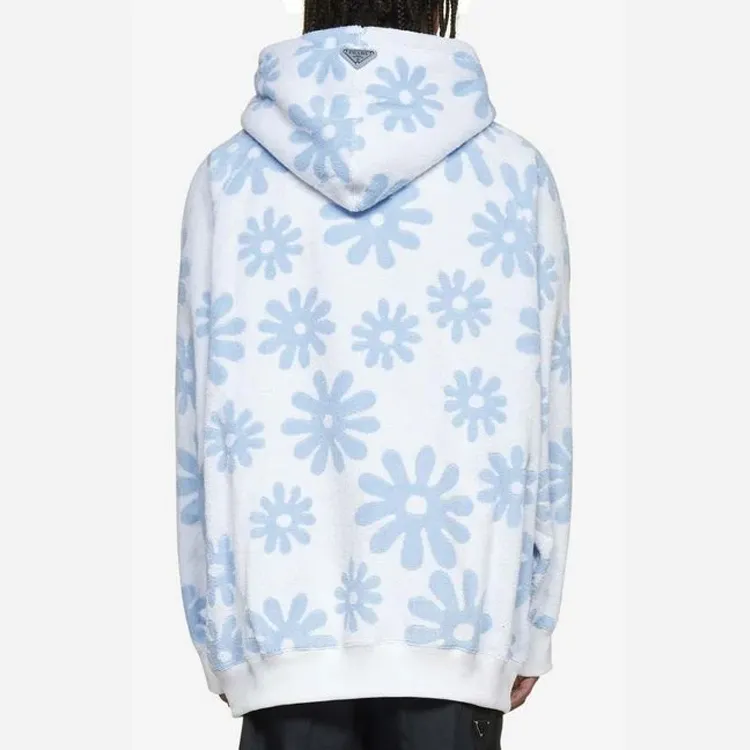 PRADA Floral Print Hoodie-3
