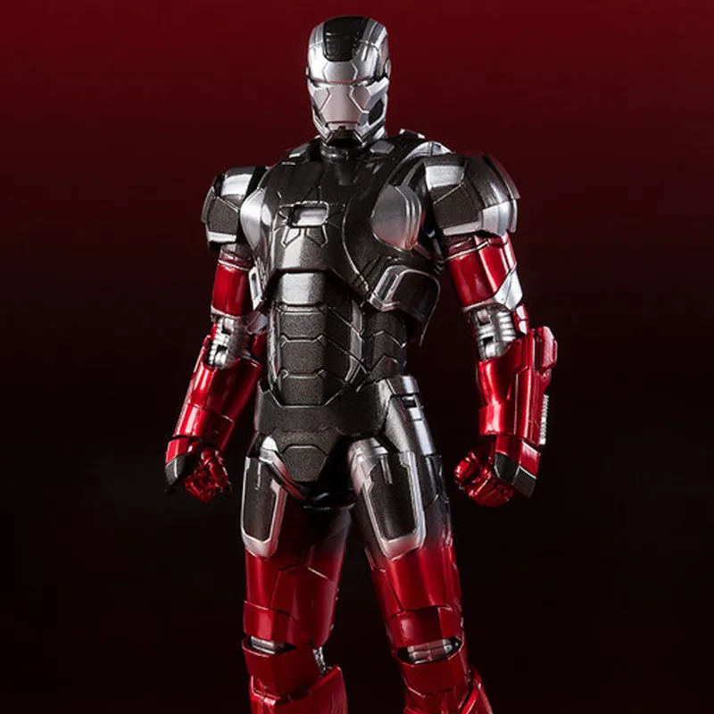 BANDAI Iron Man Bandai SHF 3 MK22 Hot Rod Action Figures 15.5cm-5