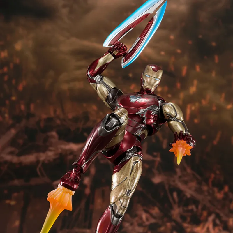 BANDAI Iron Man SHF Avengers 4 Endgame MK85 Ultimate Battle Edition Action Figures-5