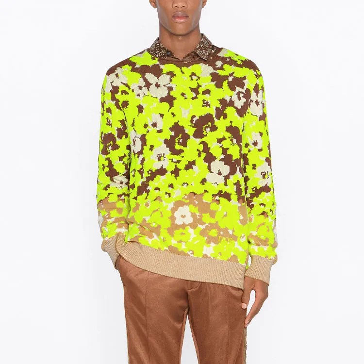DIOR Quarterly New Products Sweaters Men Yellow-5
