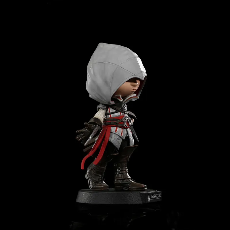 IRONSTUDIOS MINICO Collection Ezio Game Collection Assassin's Creed II Chibi Figures 14cm-4