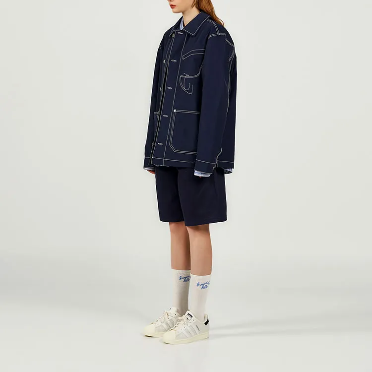 Acme De La Vie/ADLV SS22 Denim Jacket Unisex Navy-7