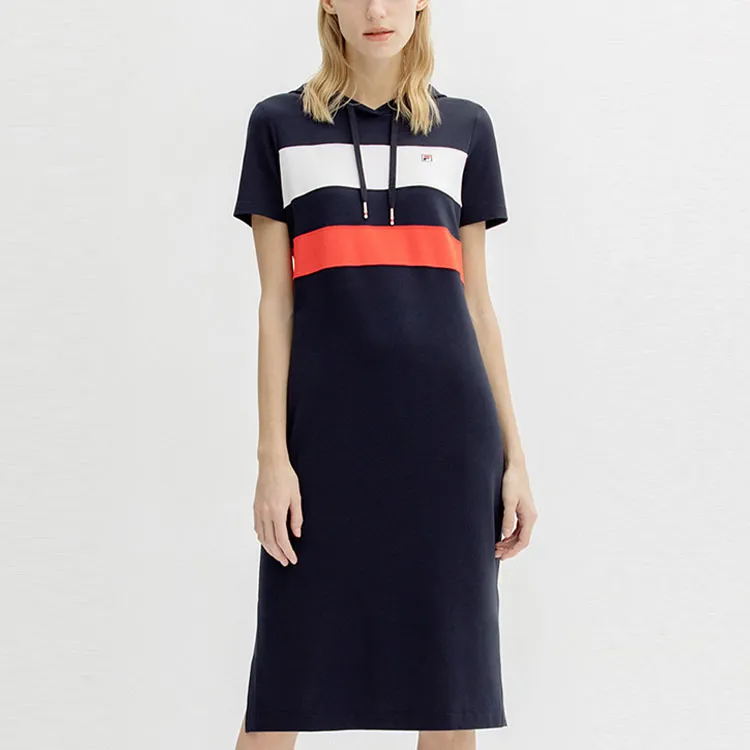 FILA Short Sleeved Dress Women's Legend Blue-6