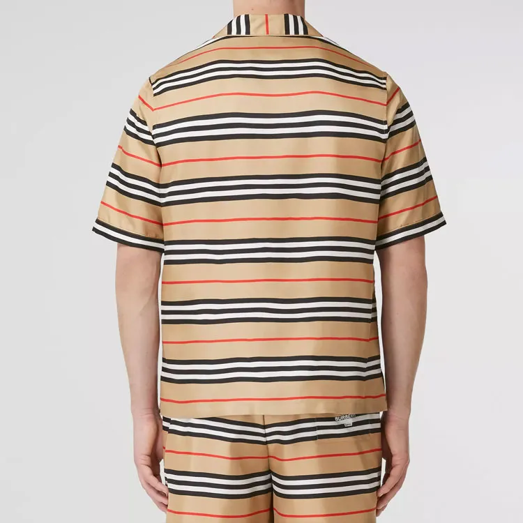 Burberry Icon Silk Pajama Shirt-4