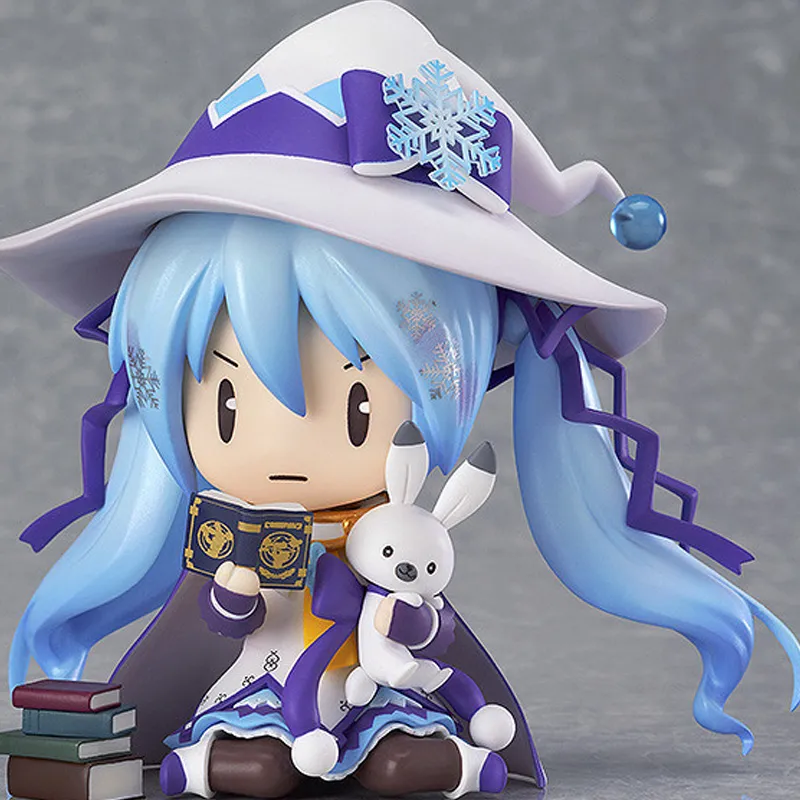 GSC Hatsune Miku No. 380 Snow Hatsune Miku Magical Snow Ver. Nendoroid Chibi Figures 10cm-5