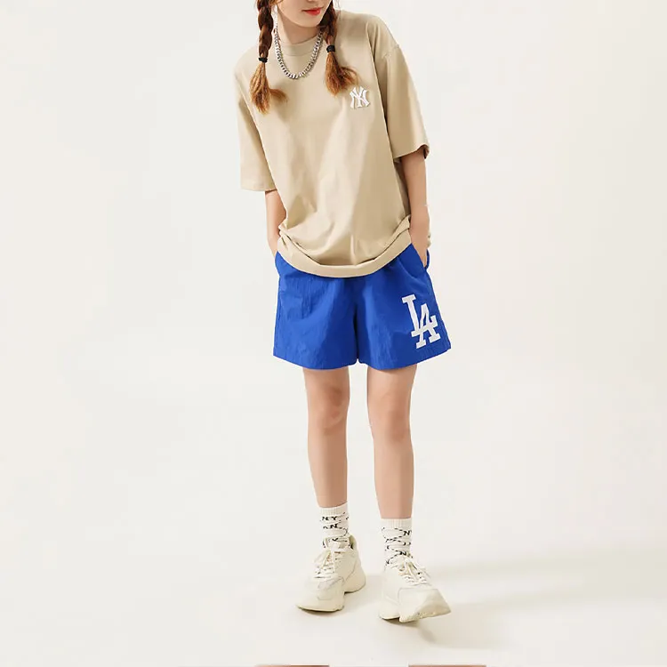 MLB T Shirt Unisex Beige Yellow-3