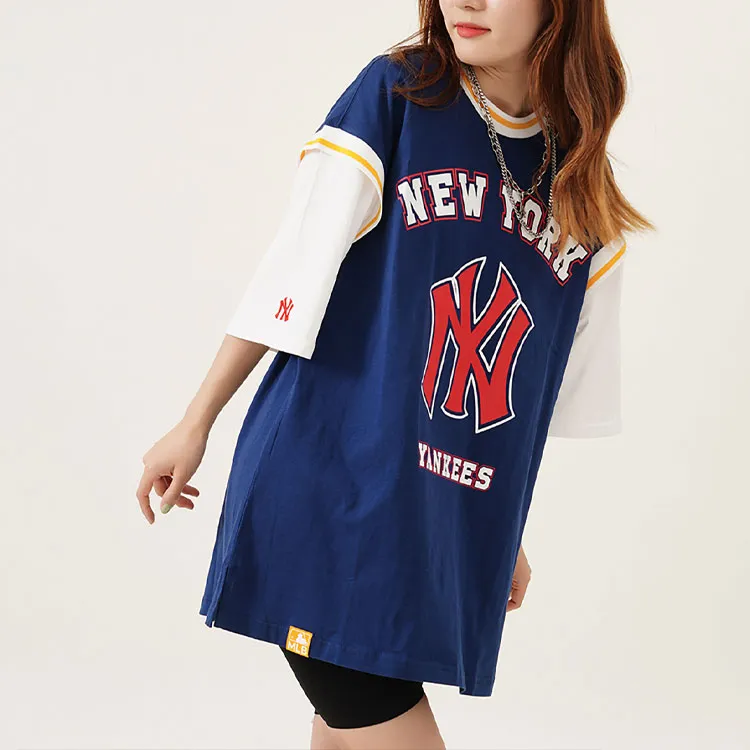 MLB T Shirt Unisex Light Navy Blue-6