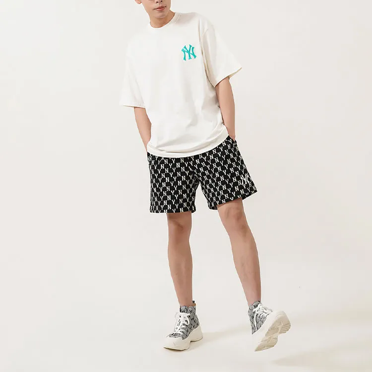MLB Drop Shoulder Sleeve T-Shirt Unisex Cream-4