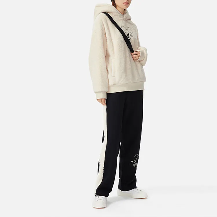 Disney X LINING Sports Trend Series Knitted Sweatpants Women's Black-3