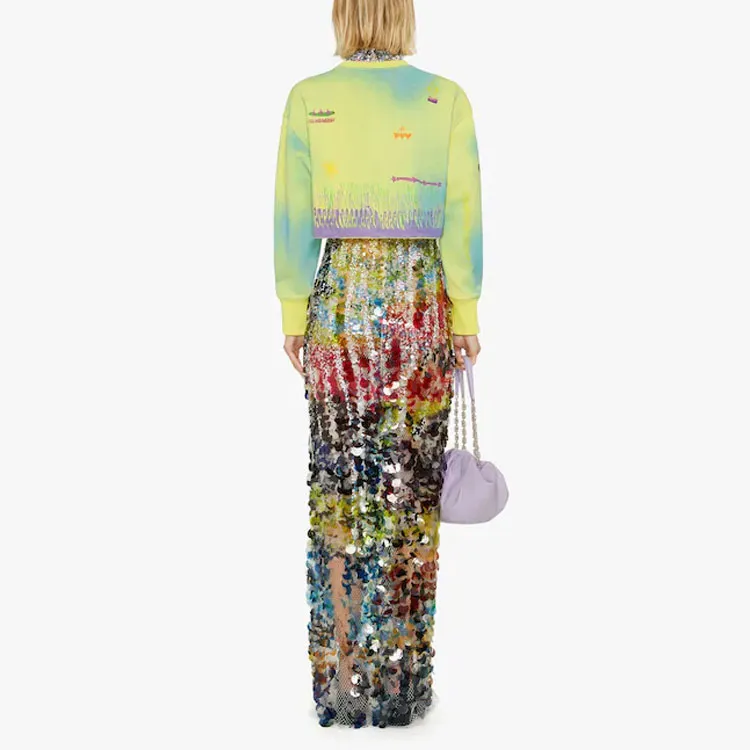 Givenchy Cropped Sweatshirt 'Multicolor'-2