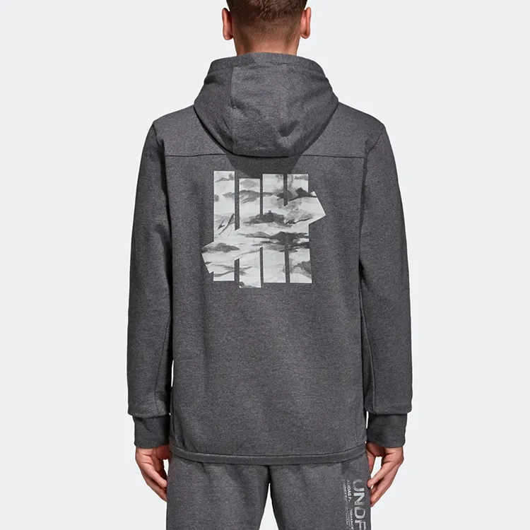 Undefeated X Adidas Sweatshirts Men Dark Heather Gray-3
