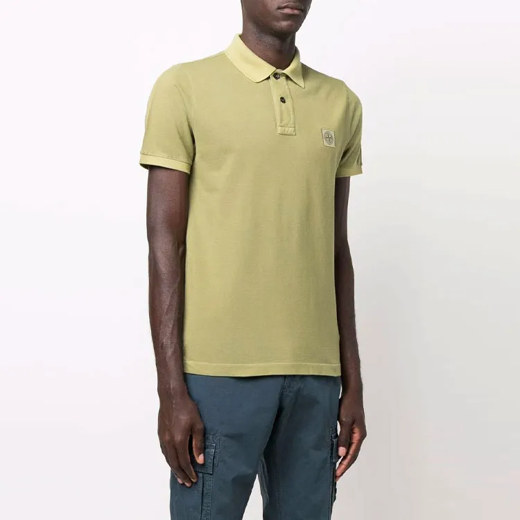 STONE ISLAND Polo Shirts Men Green-2