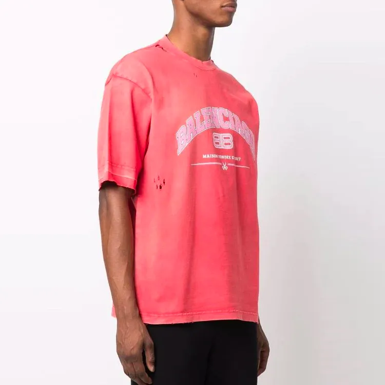 Balenciaga Women's Maison Balenciaga Medium Fit T-shirt-4