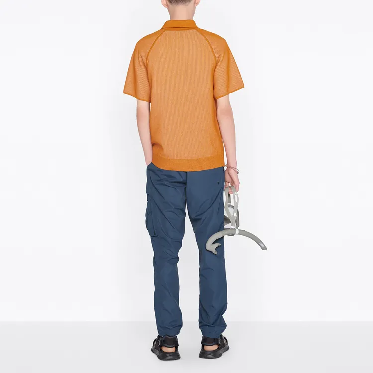 DIOR PARLEY Beach SS22 Polo Shirt Men's Orange-3