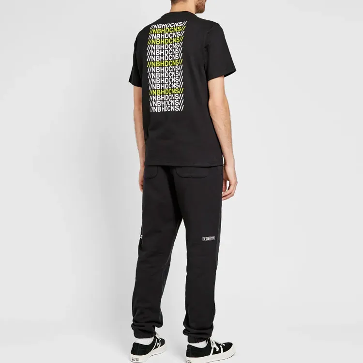 Neighborhood X Converse T Shirts Men Black-1