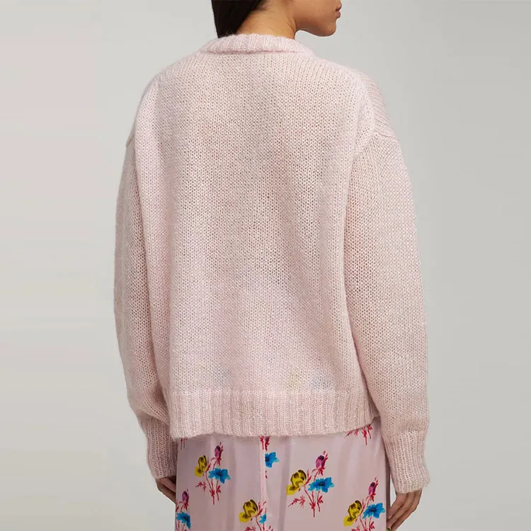 GANNI SS22 Sweater Women's Pink-2