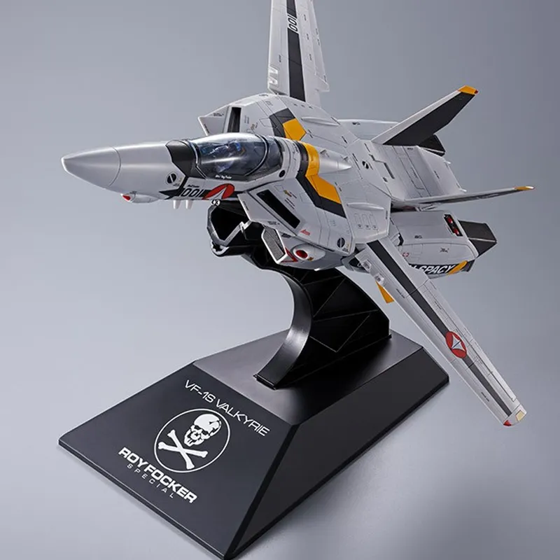 BANDAI DX Macross First Limited Edition VF 1S Valkyrie Roy Fokker Assembled Models 30cm Special Edition-5