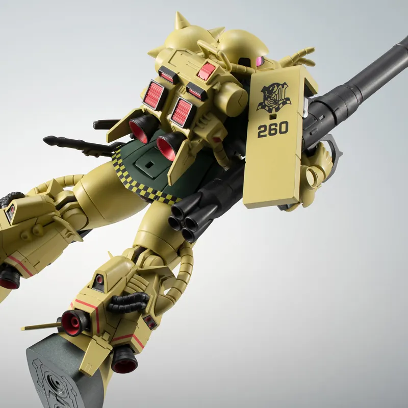 BANDAI ROBOT Spirits Limited Edition Mobile Suit Gundam MSV High Mobility Type Zaku Initial Version Assembled Models-5
