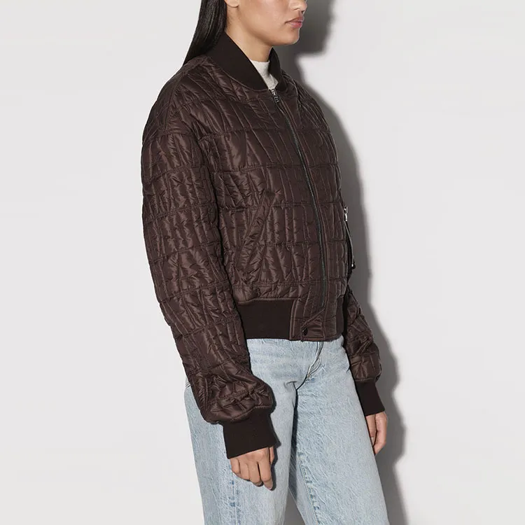 AMIRI Quilted Down Bomber 'Brown'-6