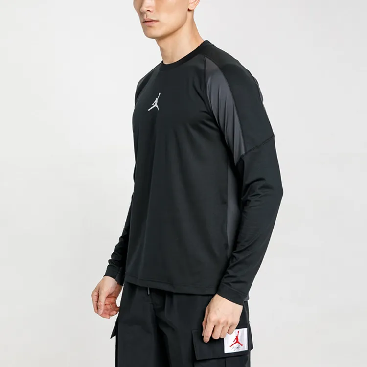 Jordan Raglan Sleeve T-Shirt Men's Black-7