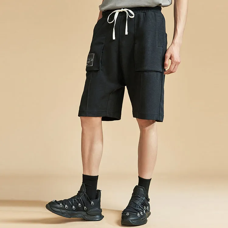 LiNing Li Ning X Jackie Chan Co branded Kung Fu Series Casual Shorts Men's Black-6