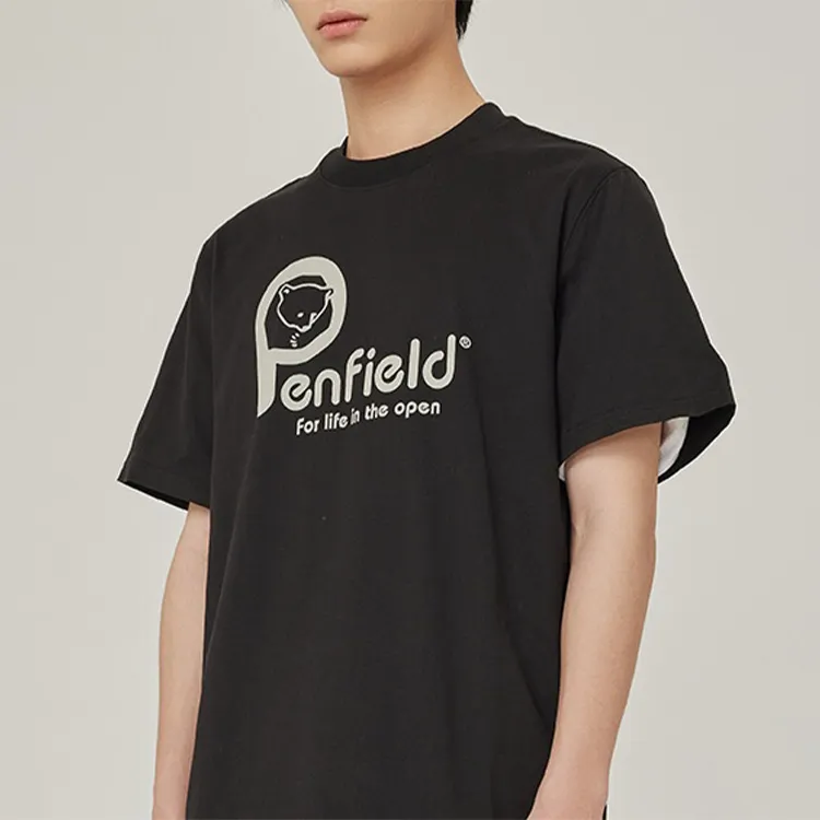 Penfield Straight T-Shirt Unisex Black-4