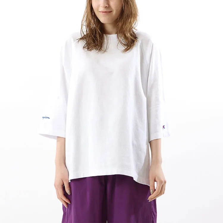 Champion SS22 Raglan Sleeve T Shirt Women's Japan Version-5