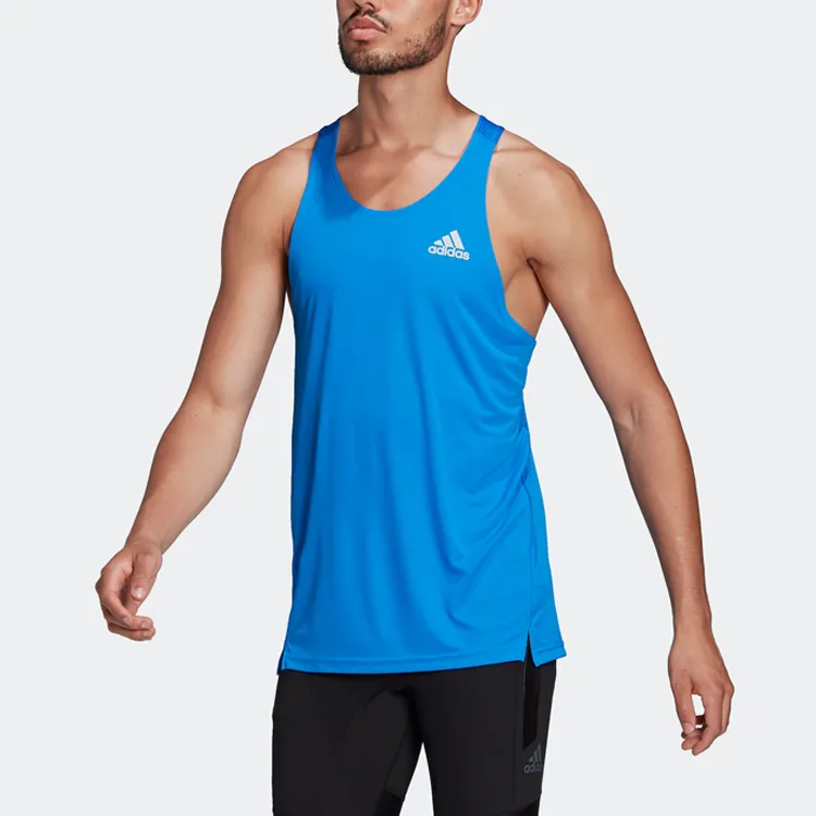 Adidas Tank Tops Men Blue-2