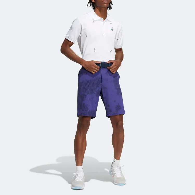 Adidas Polo Shirts Men White-5