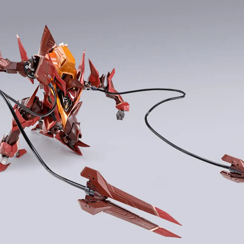 BANDAI METAL BUILD DRAGON SCALE Code Geass R2 Red Lotus Sacred Heaven Eight Point Style 18cm Hobby Model-5