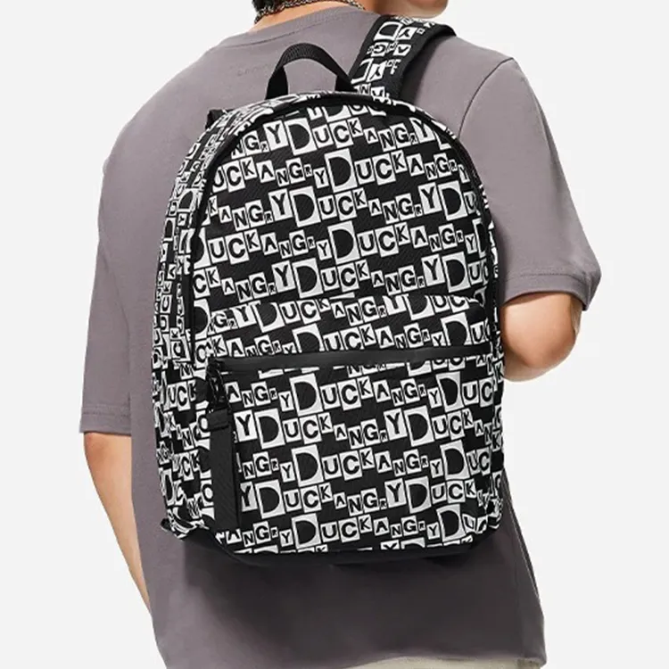 LiNing Disney, Collaboration Fabric Backpack Regular Unisex Black White-4