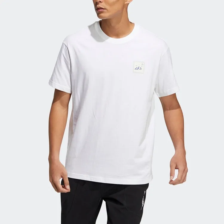 Adidas Raglan Sleeve T-Shirt Unisex White-3