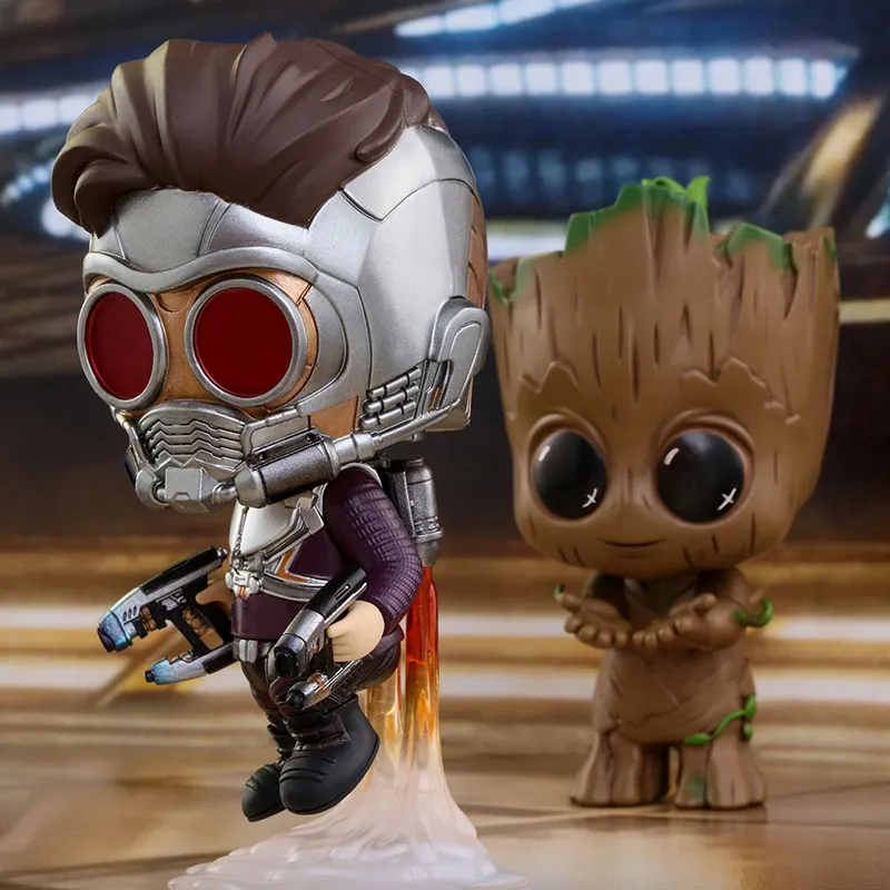 Hot Toys Star Knight Cosb361 Guardians Of The Galaxy 2 Groot 10cm/11cm Chibi Figures 10/11cm-2