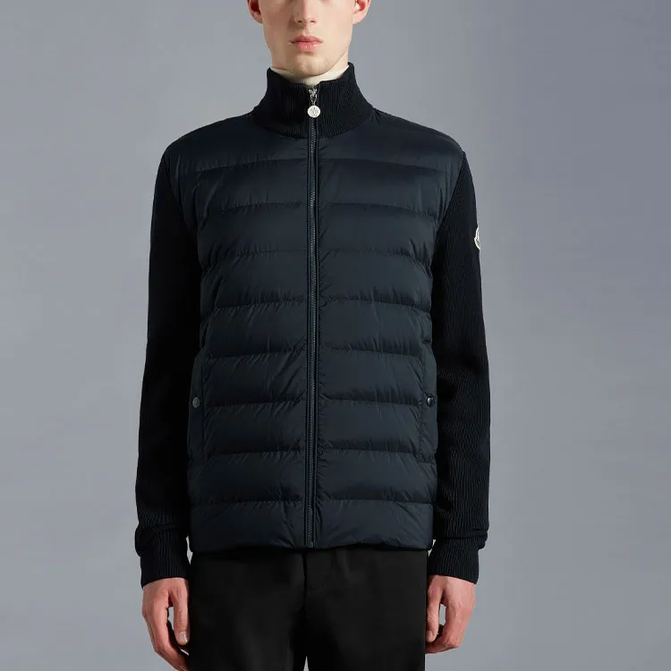 Moncler Knitted Padded Zip up Jacket-1