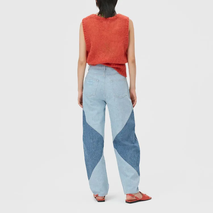 GANNI Stary Panelled Jeans-3