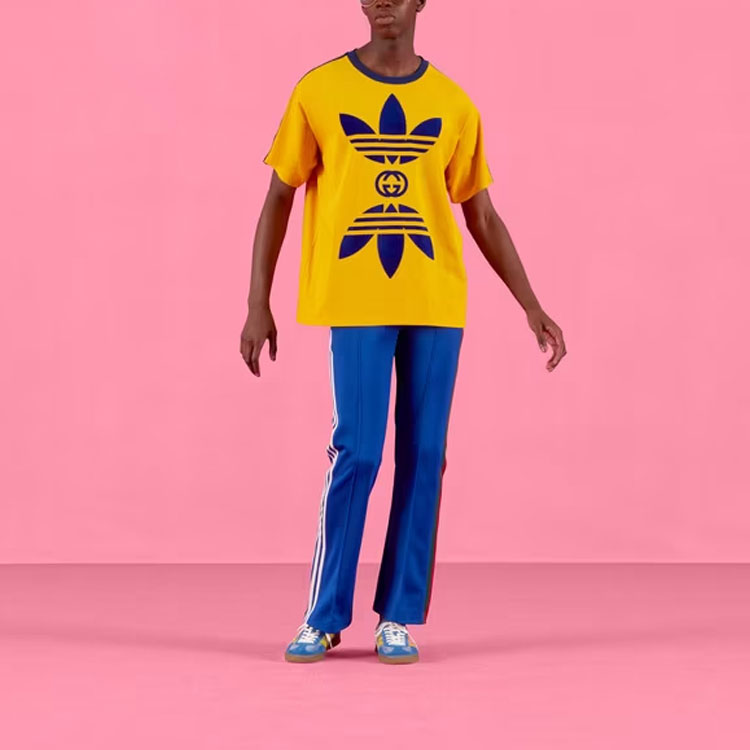 GUCCI X Adidas Cotton Jersey Sweatpants - POIZON GUCCI X Adidas Cotton Jersey Sweatpants - POIZON