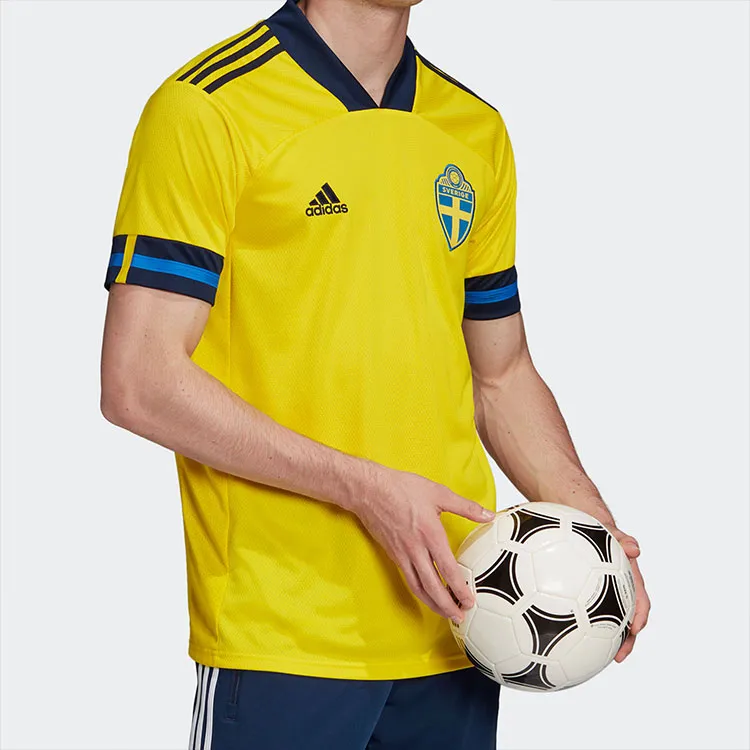 Adidas Soccer Jerseys Men Yellow-4