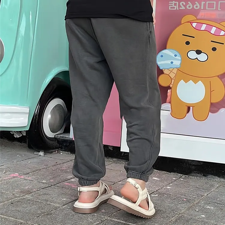 Converse Knitted Sweatpants Unisex Gray-4