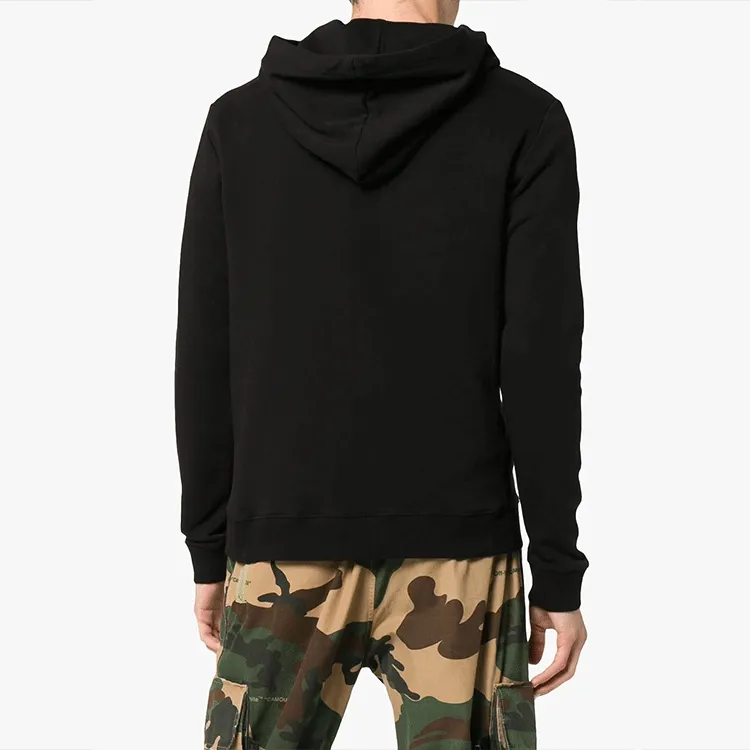 SAINT LAURENT Logo Printed Drawstring Hoodie-2