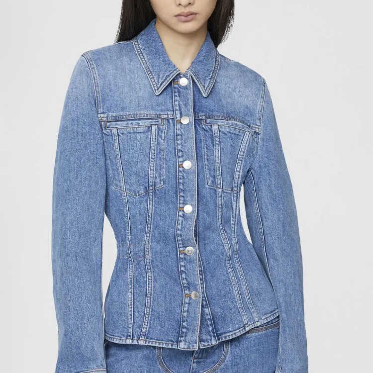 Stella McCartney Elasticated Waist Denim Jacket-3