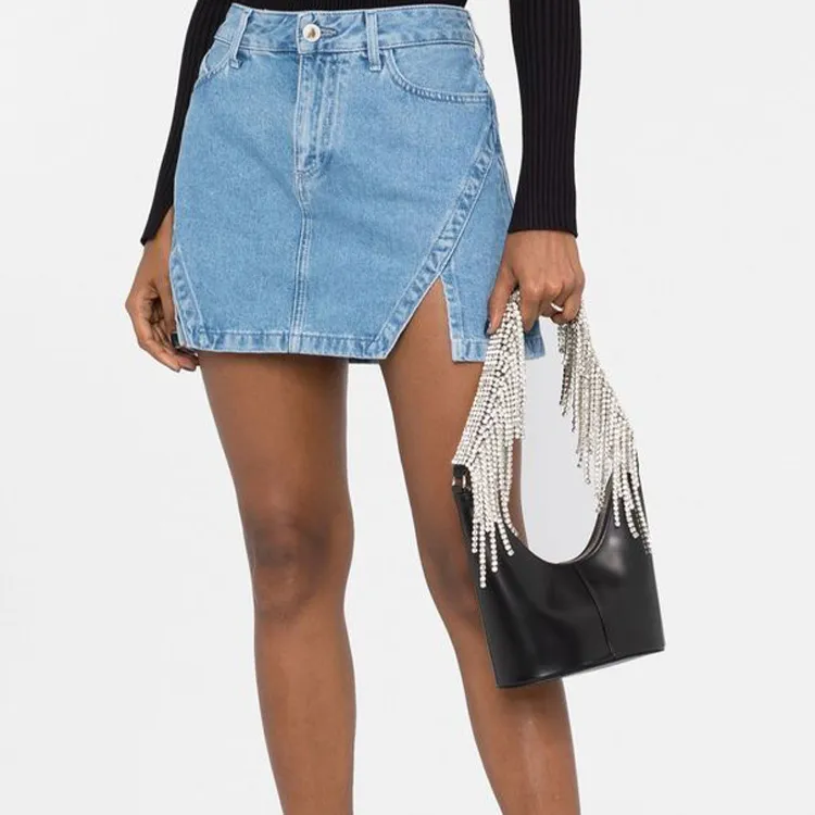 KARA Embellished Zip Up Shoulder Bag-3