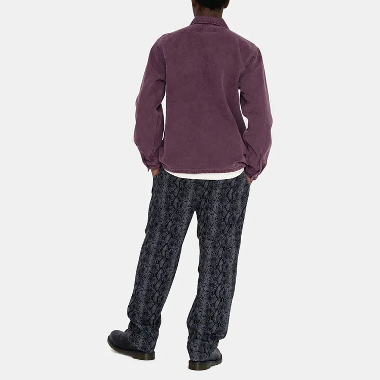 Stussy Washed Canvas Zip Shirt-13