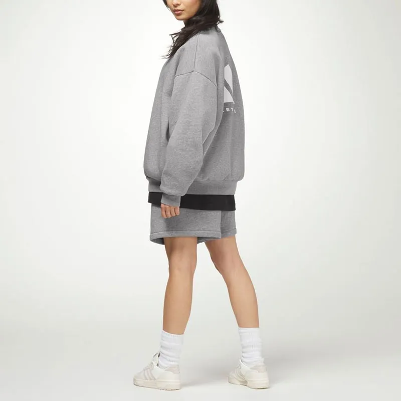 Adidas Originals Adidas Basketball  Chapter 02 Sweatshirts Unisex Dark Oat-3